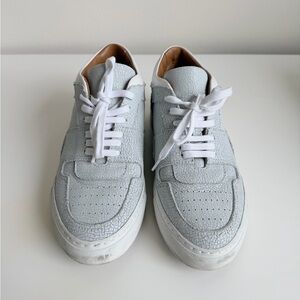 Common Projects Women White Textured Sneakers